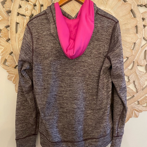 Under Armour Gray & Pink  Hoodie - Picture 2 of 2